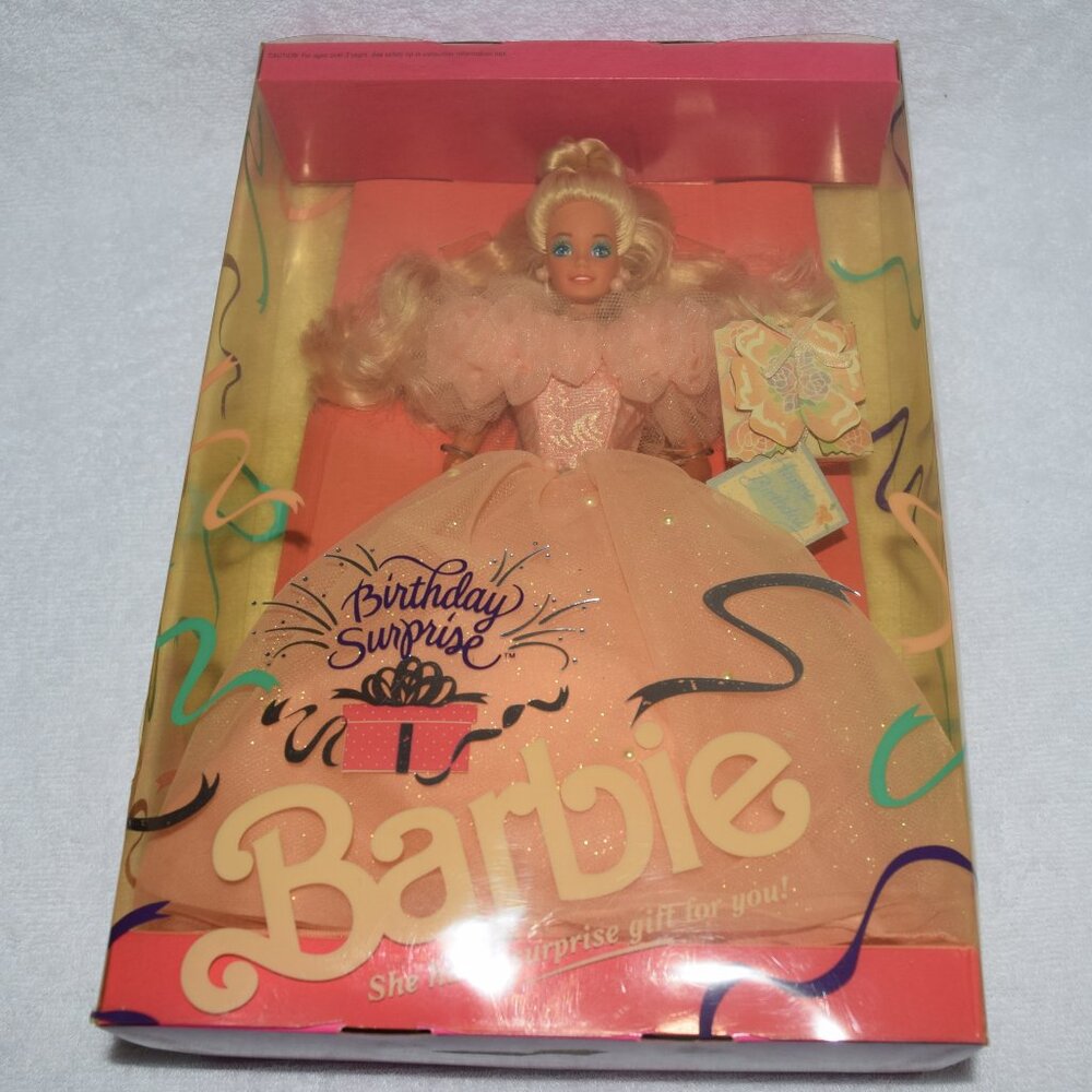 Vintage Barbie Birthday Surprise Doll - Contains Surprise Gift